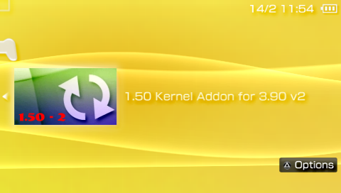 L'installateur du 1.50 Kernel addon pour Custom Firmware 3.90 M33 V2 en Français T00810