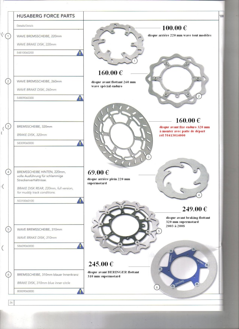 Catalogue pieces et accéssoirs Husaberg! -15% aux membres! 2511