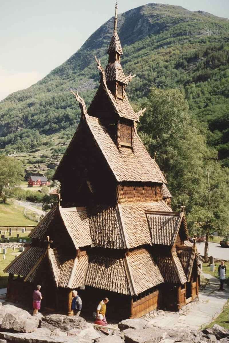 Stabkirche Borgund in Norwegen von Richard Vyskovsky Stabki17