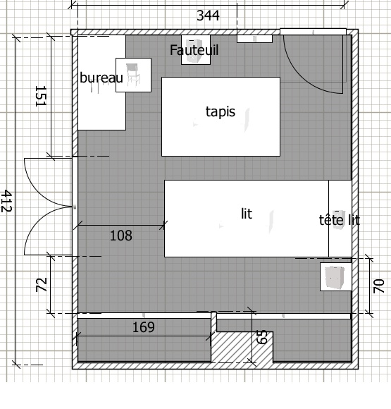 Chambre fille 4 ans - besoin d'avis sur relooking Plan-t10