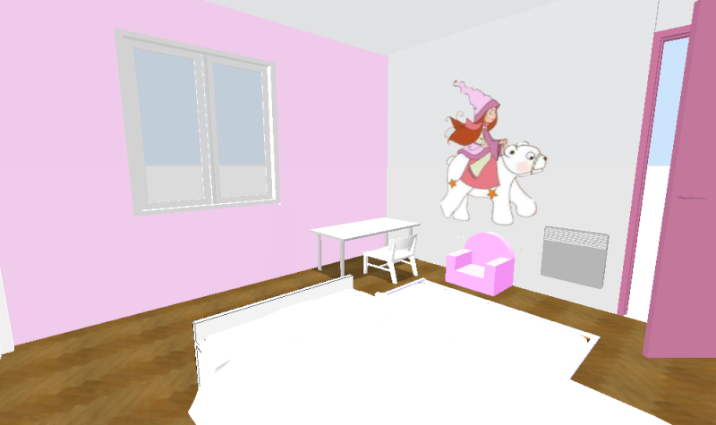 Chambre fille 4 ans - besoin d'avis sur relooking - Page 3 Simu-o11