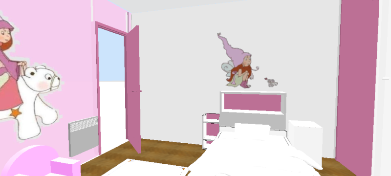Chambre fille 4 ans - besoin d'avis sur relooking - Page 3 Simu-o16