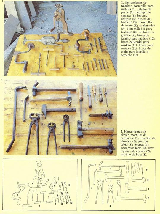 Dibujos y fotos de herramientas de carpintero Herram21