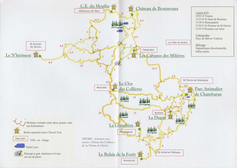 Chemins de randonnées par Isère Cheval Vert File0013