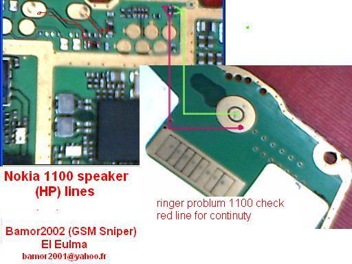 1100 HP speaker and ringer 1100_h15