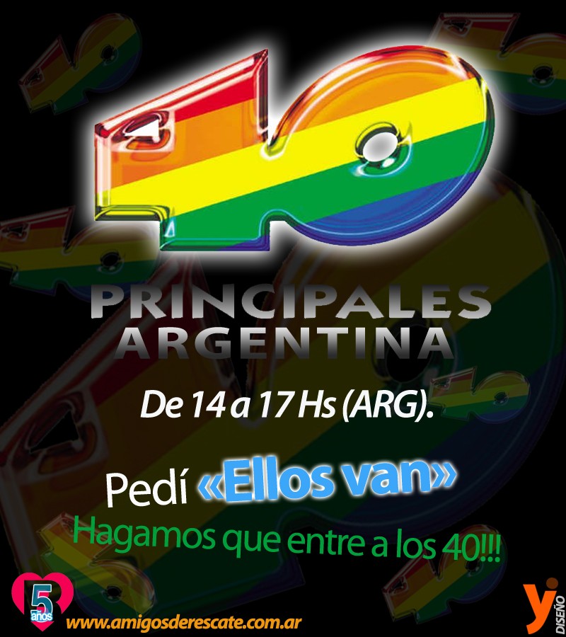 Pedí «Ellos van», en 40 principales!! 40prin11