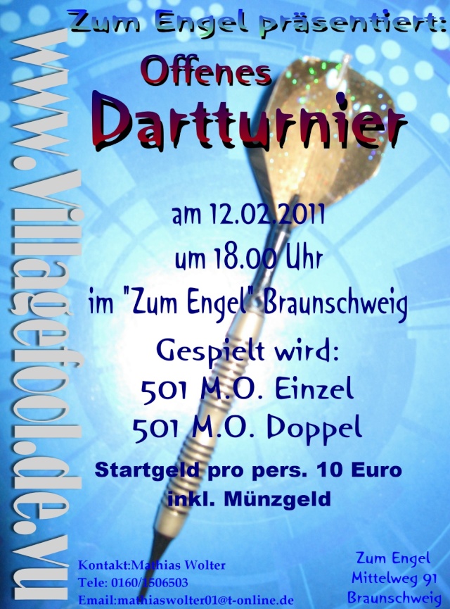 Dartturnier im  "Zum Engel" 12.02.2011 Lostpw10