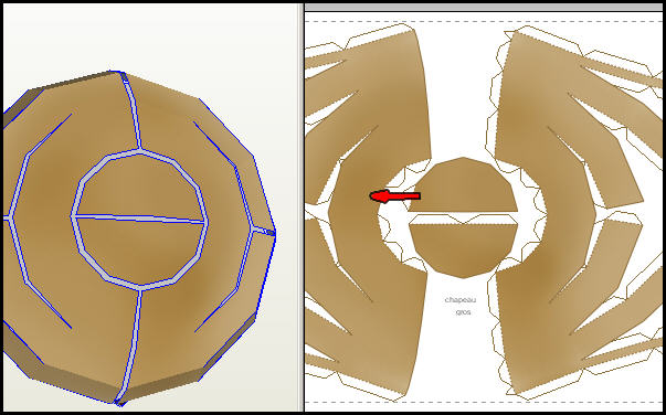 Des champigons (des ceps) paper-model Detrom10