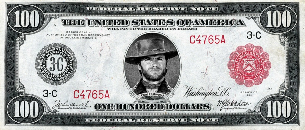 Pour Une Poignée d'Eastwood-Dollars 100-1910