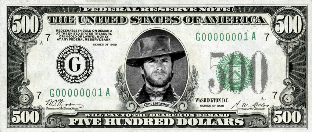 Pour Une Poignée d'Eastwood-Dollars 500-1910
