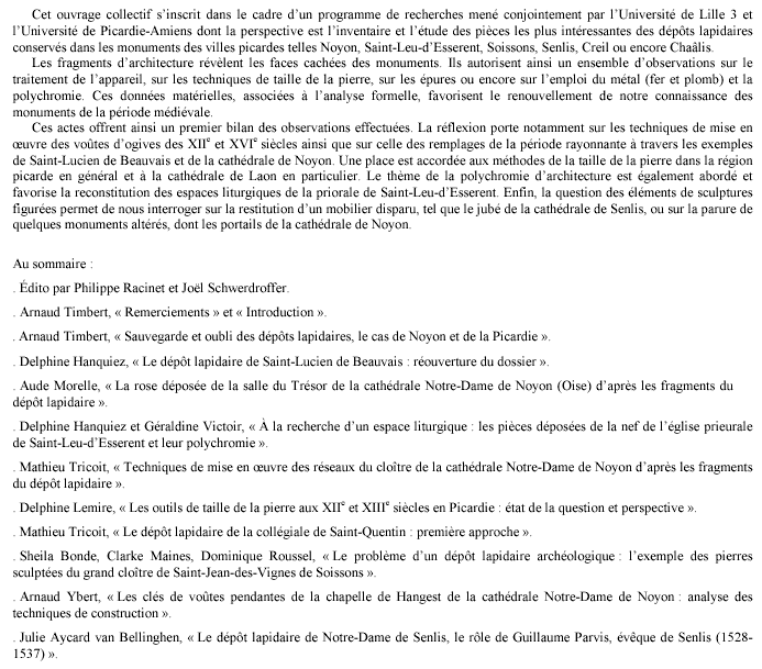 Publication du CAHMER - vol. 21 Histoire médiévale et archéologie Bds_2011