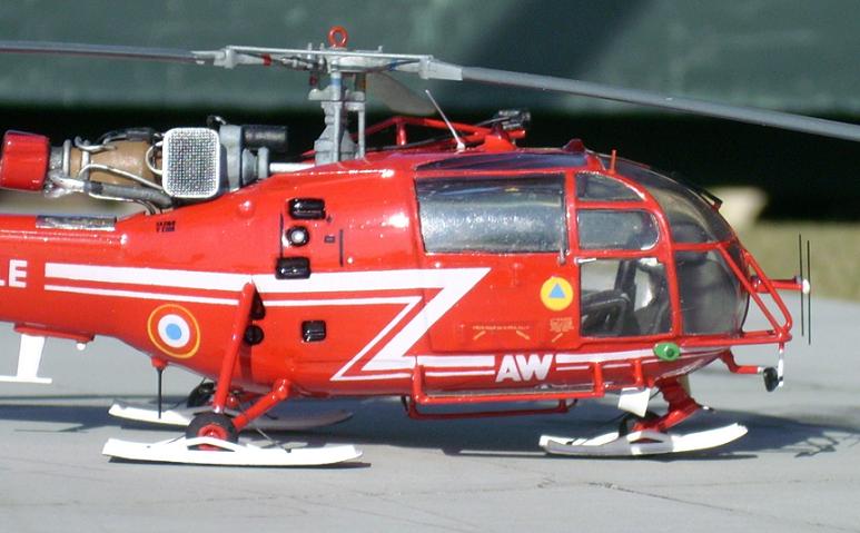 Alouette III sécurité civile (1/72) Alouet13