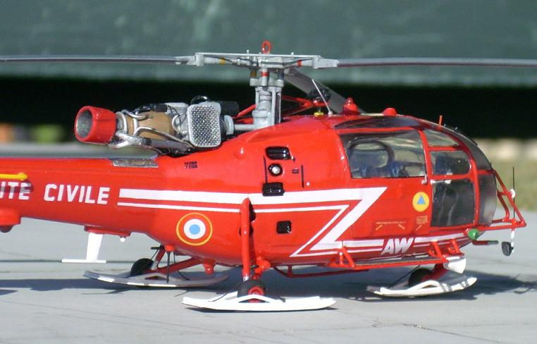 Alouette III sécurité civile (1/72) Alouet14