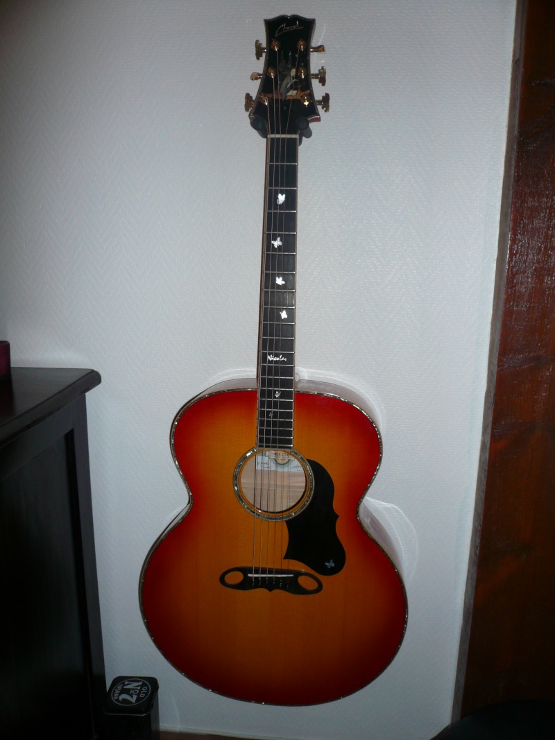 Vends guitare cheval jumbo cabrel -vendue- P1010810