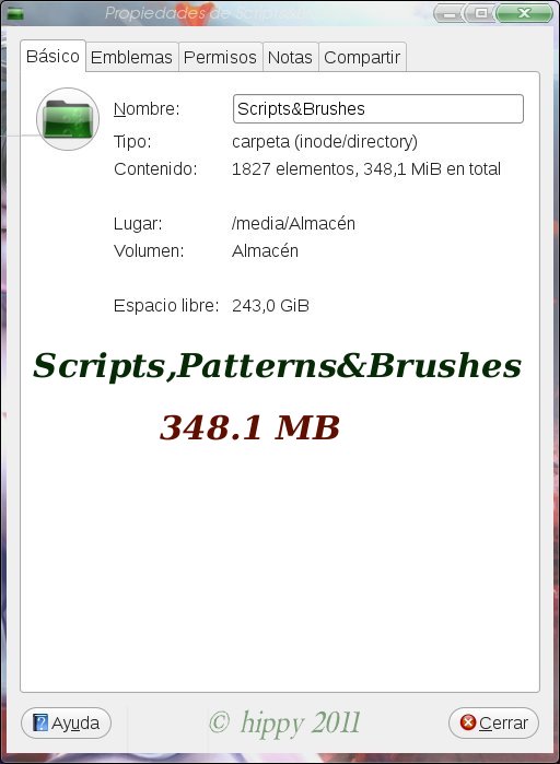 Scripts.Patterns&Brushes for GiMP [tested] Script11