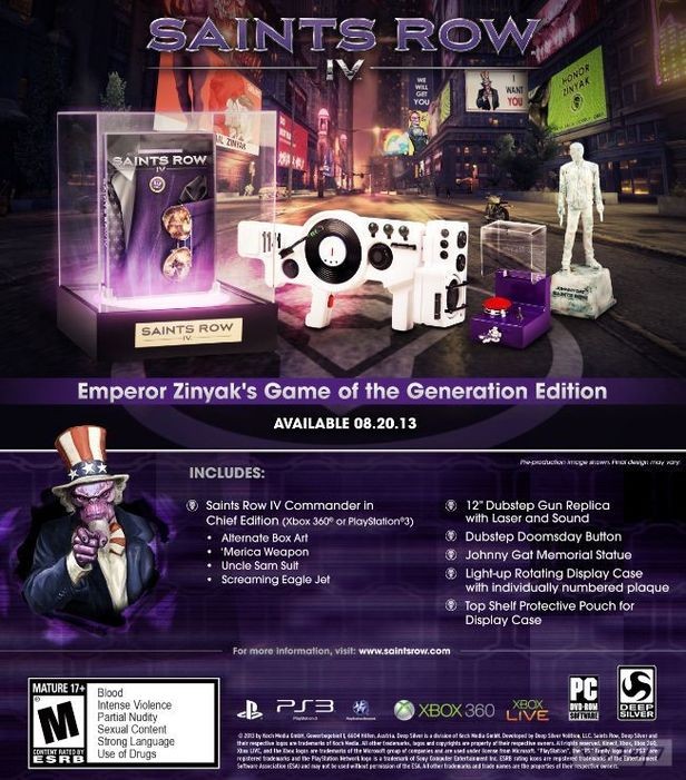 Une édition ultra de luxe pour Saints Row IV Saints10