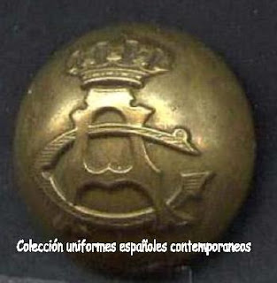 Botón Academia General Militar , reglamento 1882-1928 Ase11