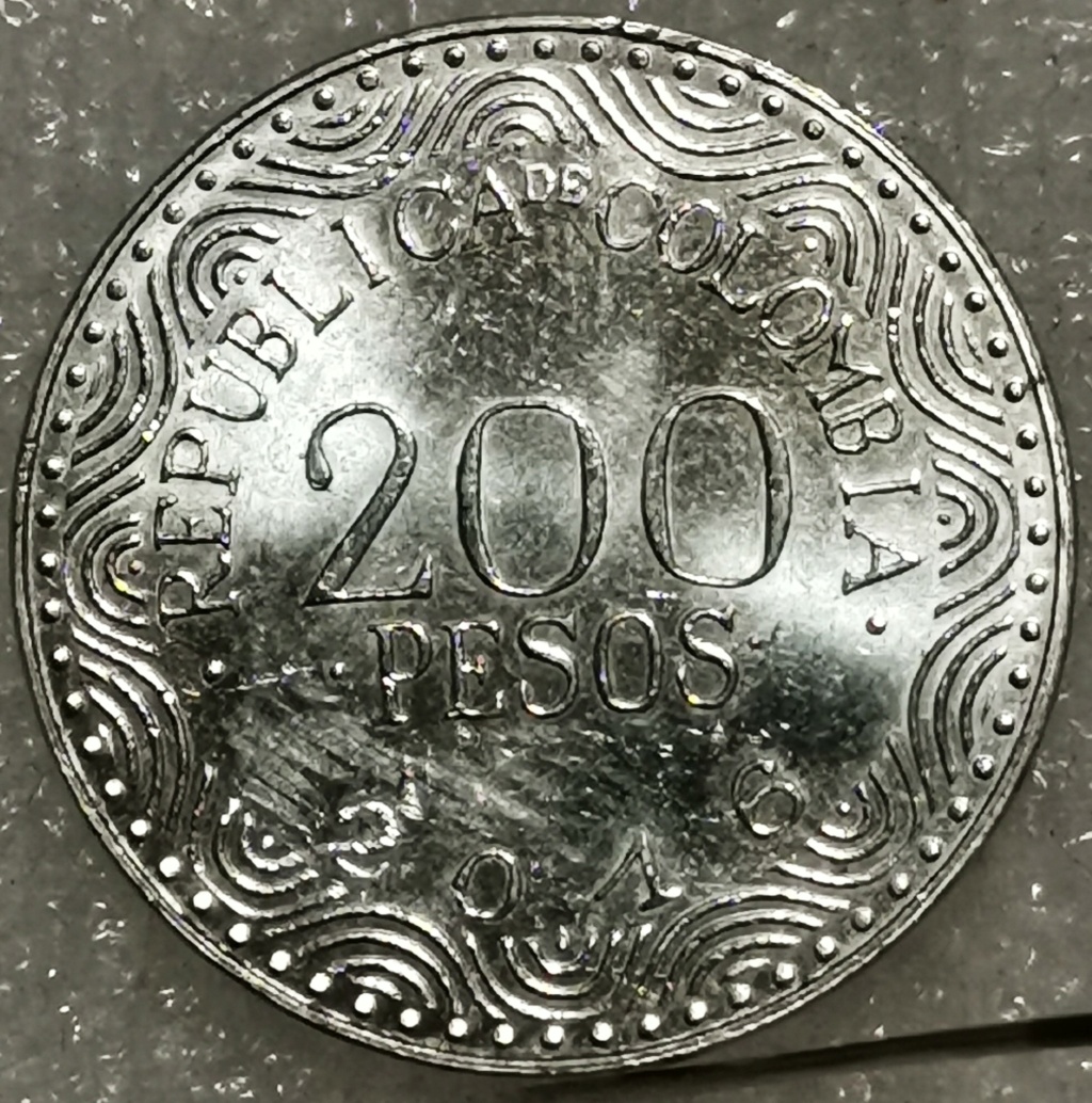 Colombia. 200 pesos 2.016 Asease18