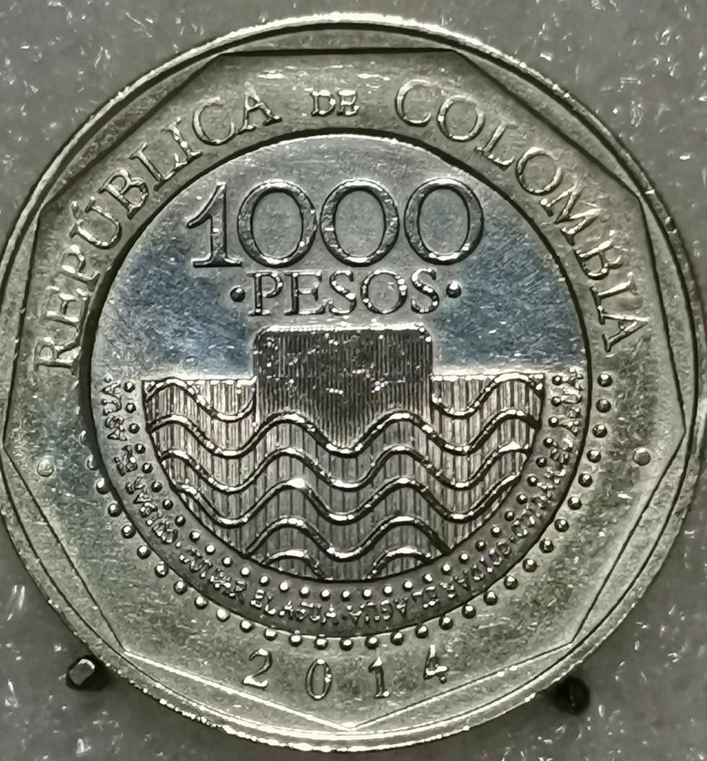 Colombia. 1.000 pesos 2014. Aseo_211