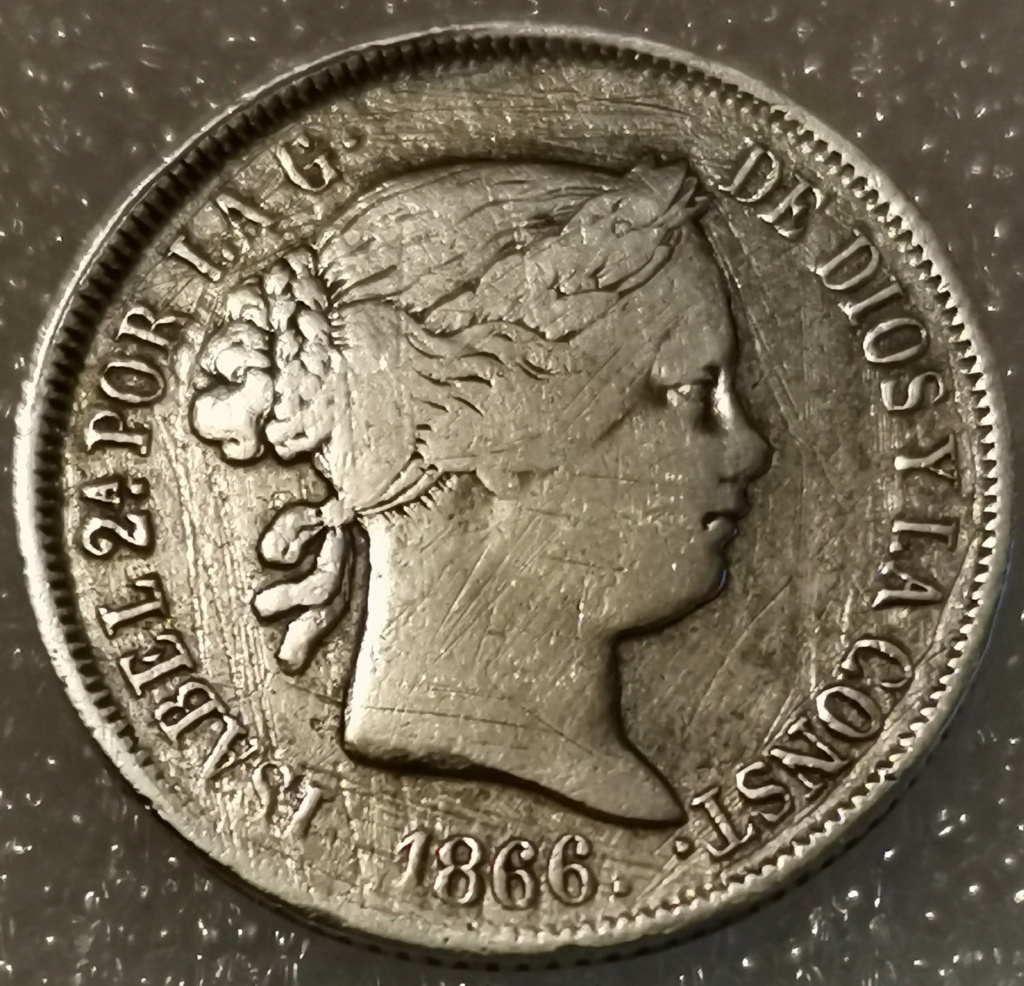Isabel II. 40 Céntimos de escudo. Fert_210