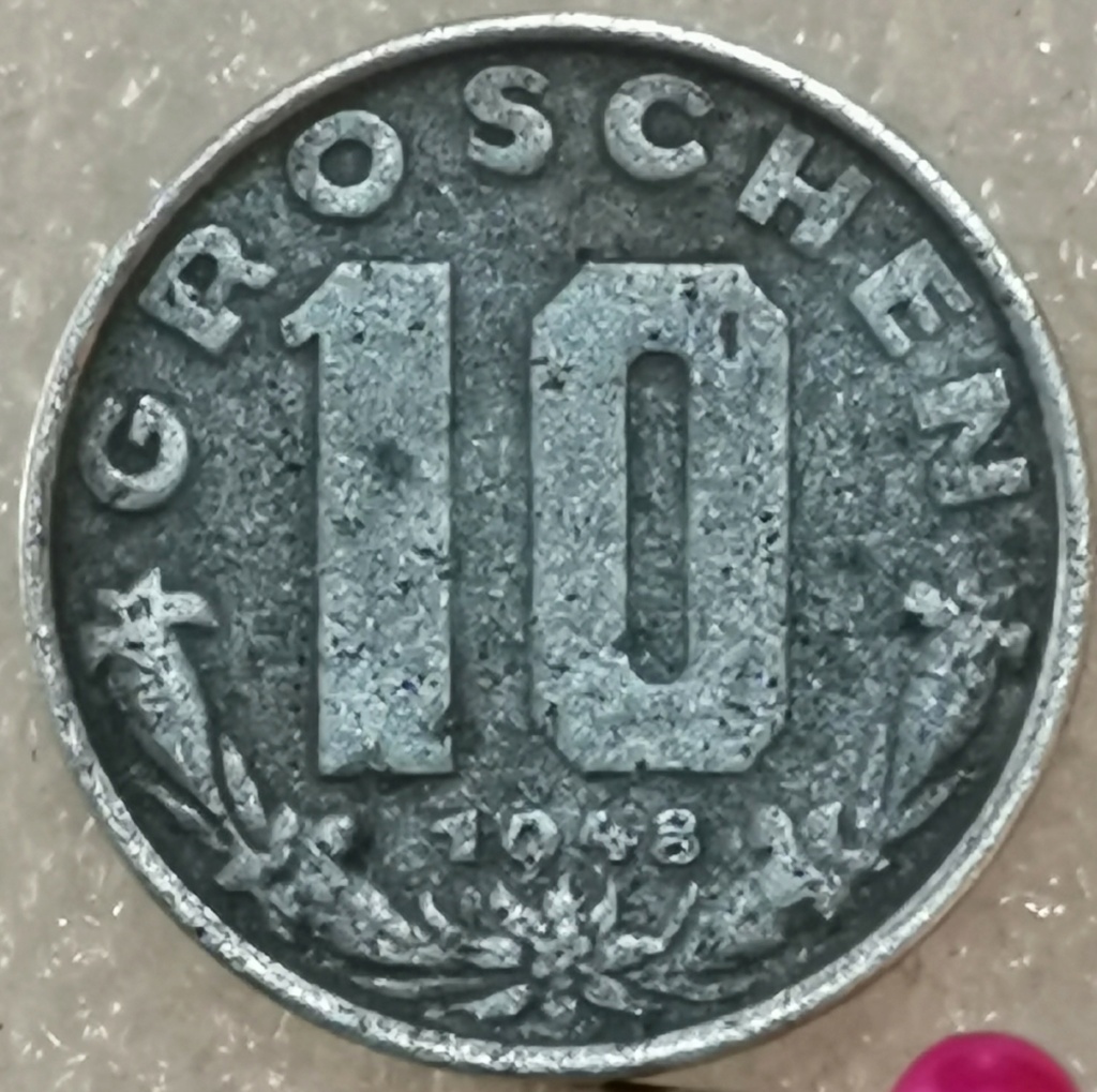 Austria . 10 Groschen. 1.948. Zas_325
