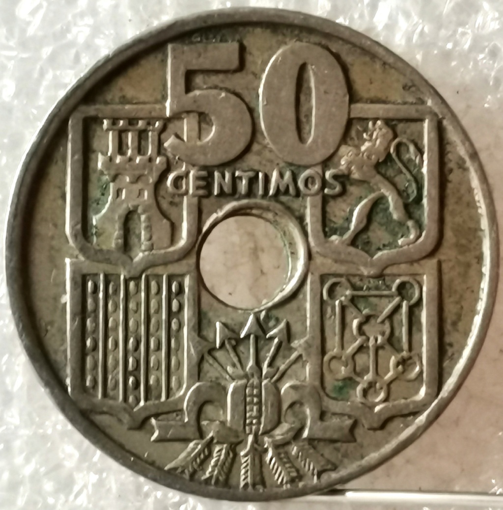 España 50 céntimos 1.949. Zxczxc12