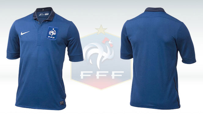Le nouveau maillot des bleus. France10