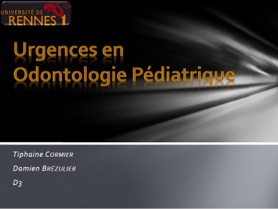 Urgences en Odontologie Pediatrique Org10