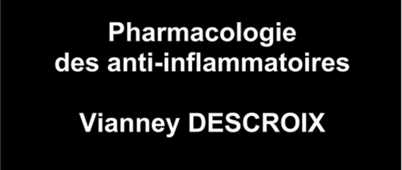 Pharmacologie des anti-inflammatoires Pharma10