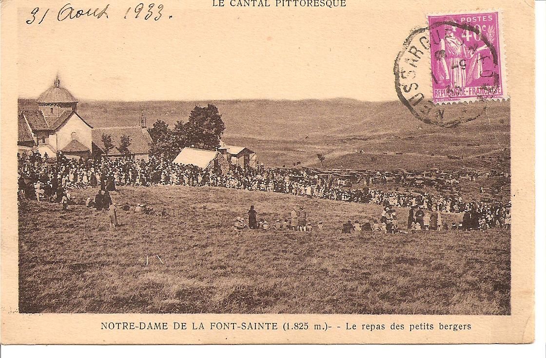 Tribus à la Font-Sainte près de St Hippolyte le 3 septembre 1939!!! Cantal11