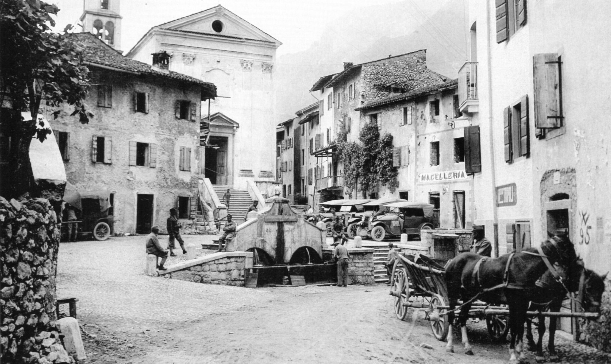 L'évacuation en 1915 de Reviano où vivent Tribus et sa famille San20p10
