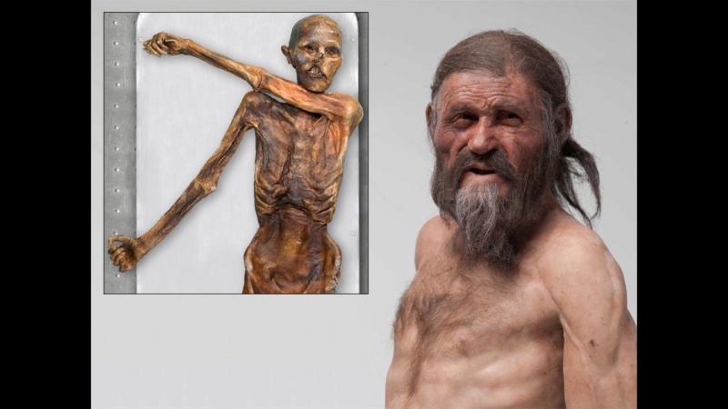 Ötzi mort et congelé dans un glacier il y 5300 ans Sn-ice10