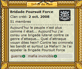 Brigade Poursuit Force Clan11
