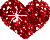 قلوب حمراء أيقونات للماسنجر Glitte10