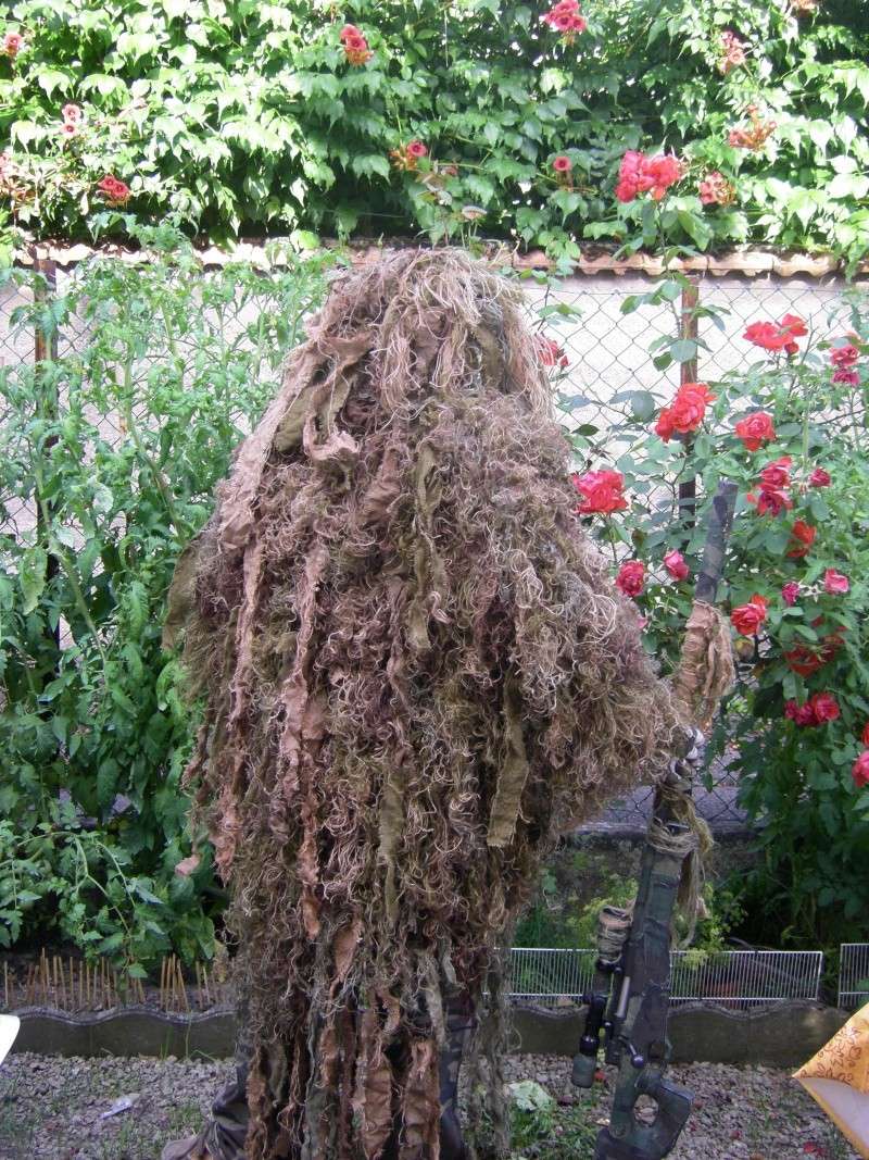 Ma Ghillie enfin achevée..enfin tout comme depuis  le temps !!!!! Doudou14