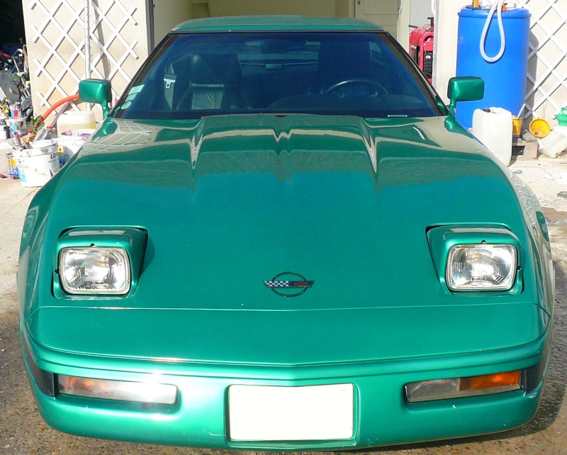 My 91 Green Corvette... Qs10