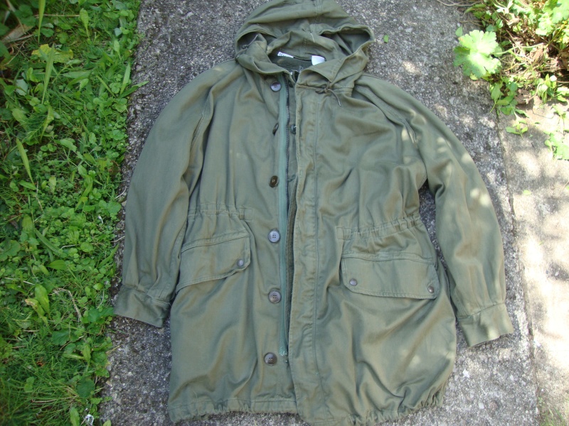 French F1 sateen 300 parka with liner. Dsc07416