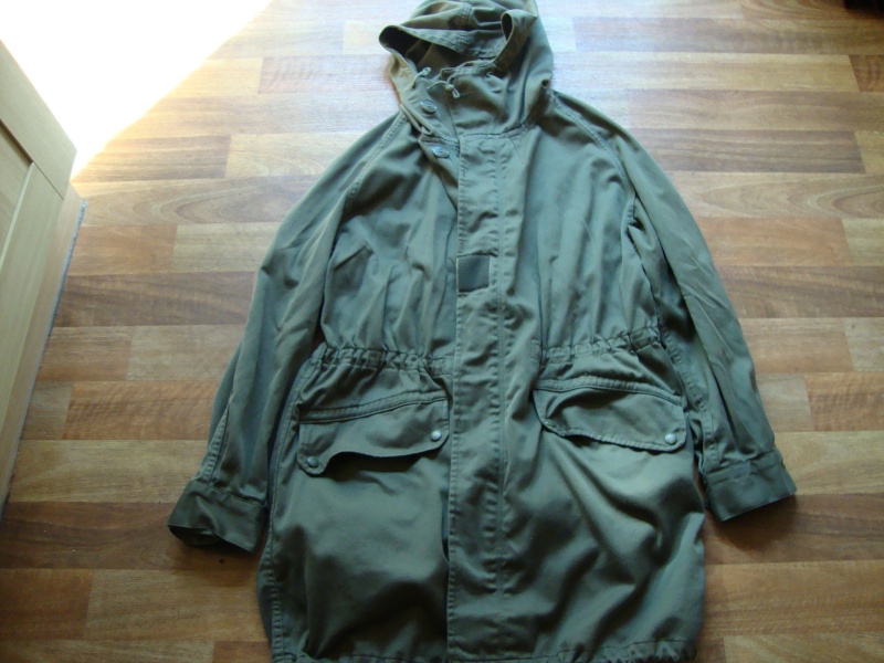 French F1 sateen 300 parka with liner. Dsc07439