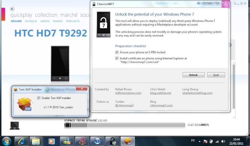 [Ancien Tuto]CHEVRONWP7 pour installer n'importe quelle application WP7 - Page 16 Fichie10