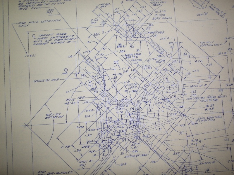 blueprints - 460  Lifter bore Blue Prints Pictur30