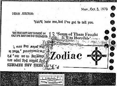 Possible Z  Victims in other states. Zodiac11