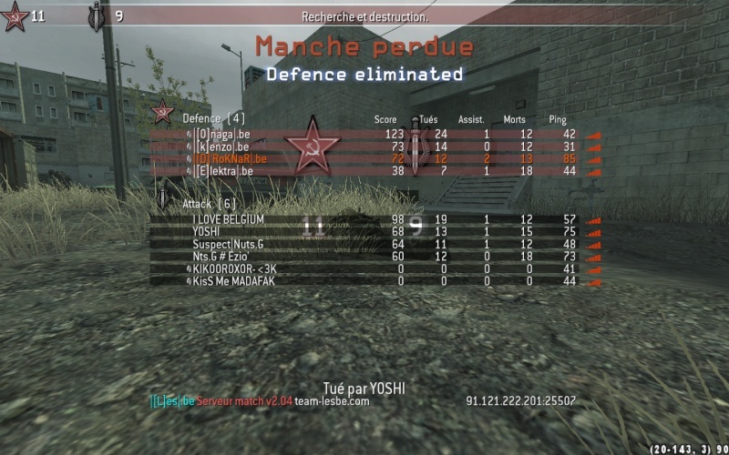 Nuts.G|  -> 20/07/2010 <- Gagné ( 31 - 29 ) Cod4mp18