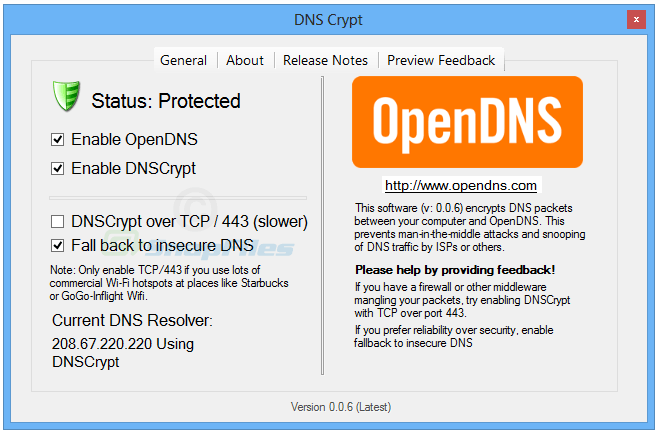 تحميل برنامج DNS Crypt v.0.0.6 Dns10