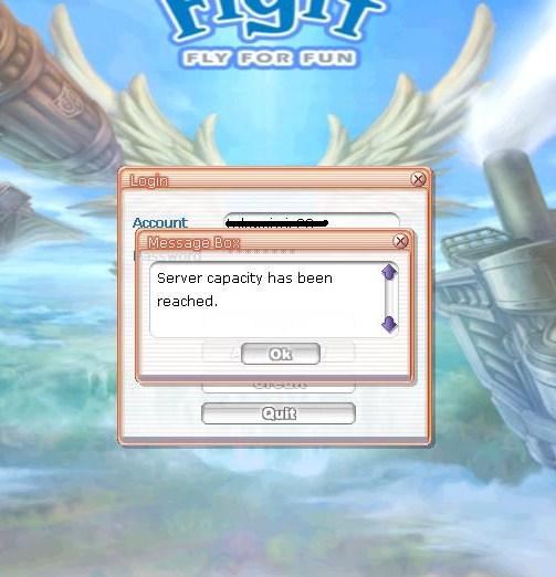 Guide to Logging in during Server Cap Login211