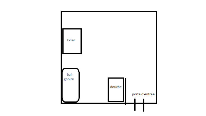 Salle de bains parquet teck Plan_s11