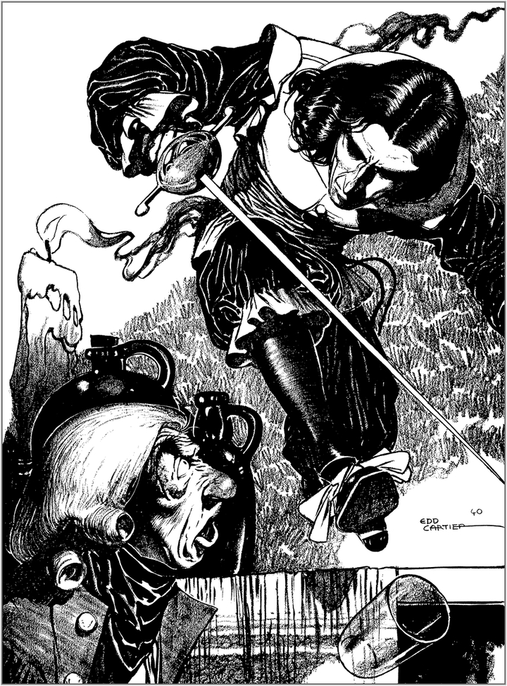 Black and white art from various pulp magazines stories - Page 2 Edd_ca75