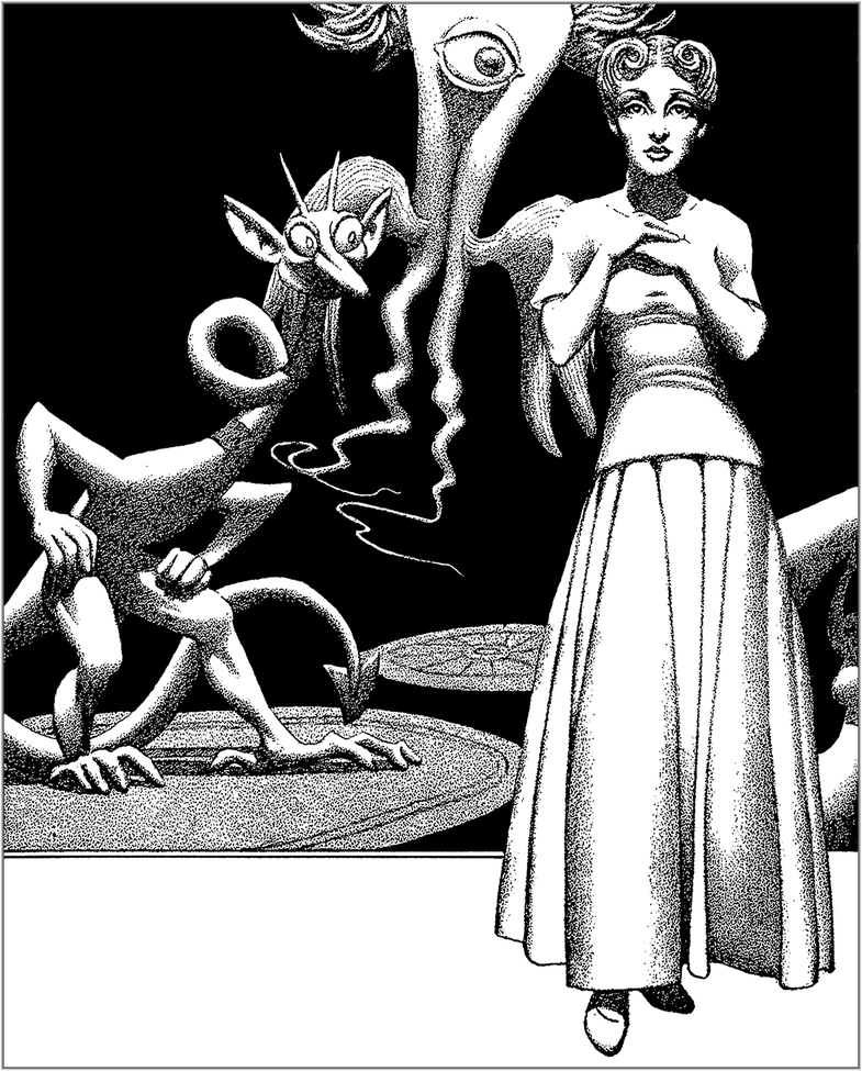 Black and white art from various pulp magazines stories - Page 3 Hannes40
