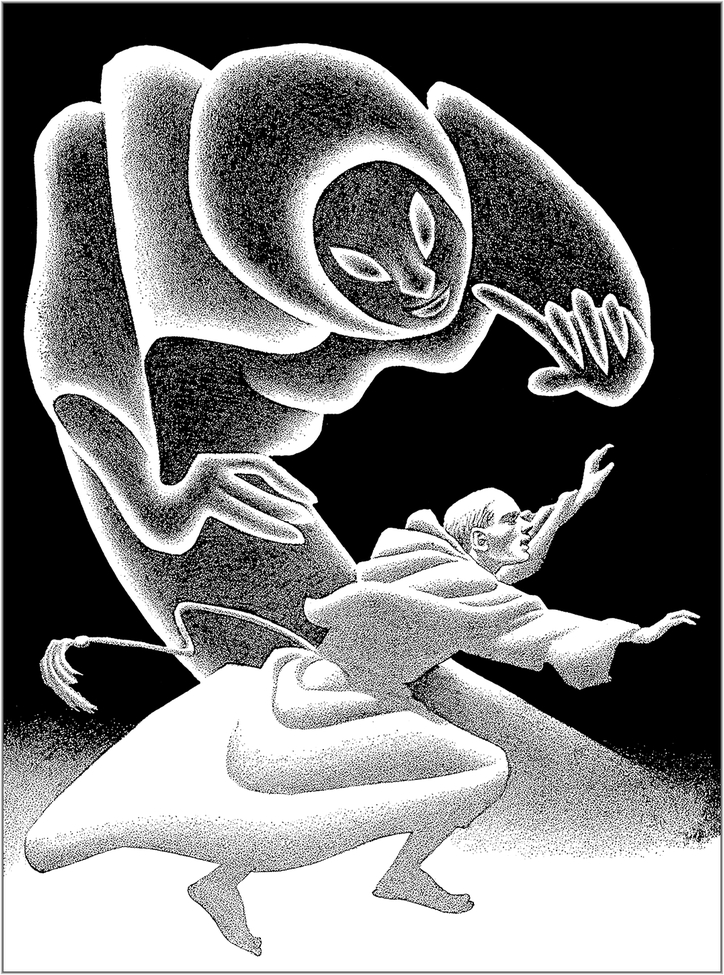 Black and white art from various pulp magazines stories - Page 3 Hannes42