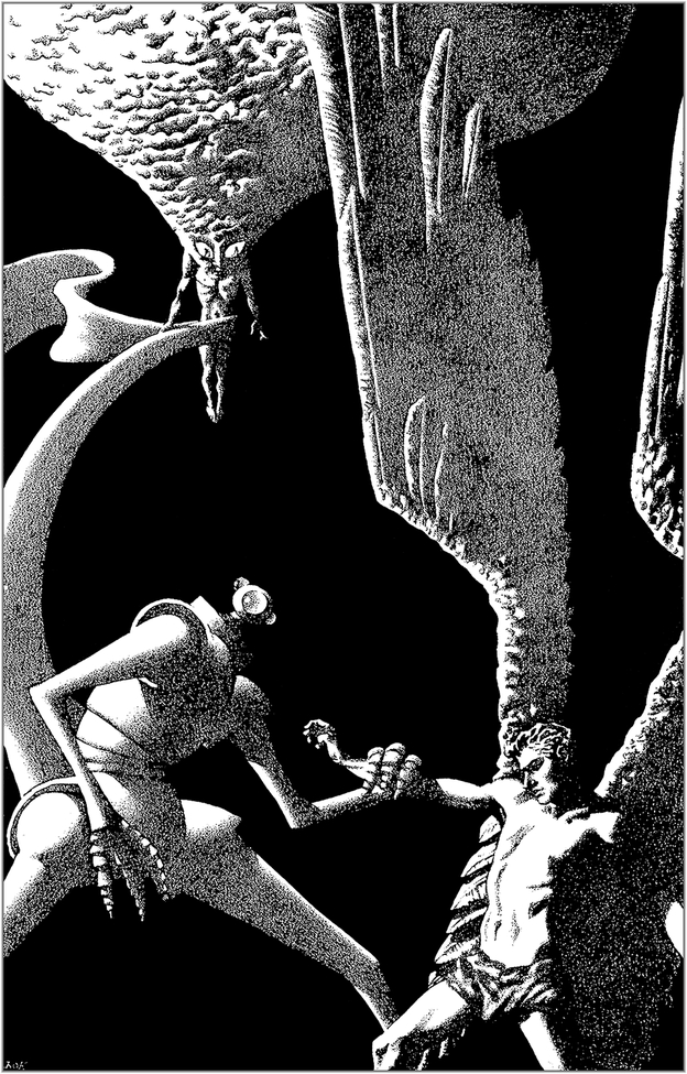 Black and white art from various pulp magazines stories - Page 3 Hannes46
