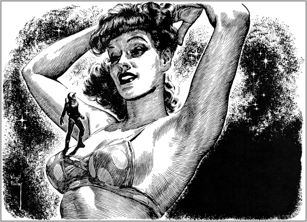 Black and white art from various pulp magazines stories - Page 3 Virgil10